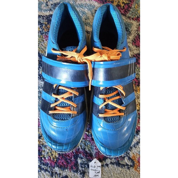 adidas adizero pro moderator Spiked track field Shotput ART D67176 Blue 2013 sz8 - Picture 1 of 10